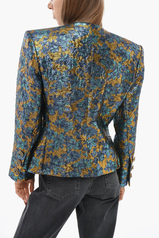 Lurex Jacket with Jewel Buttons