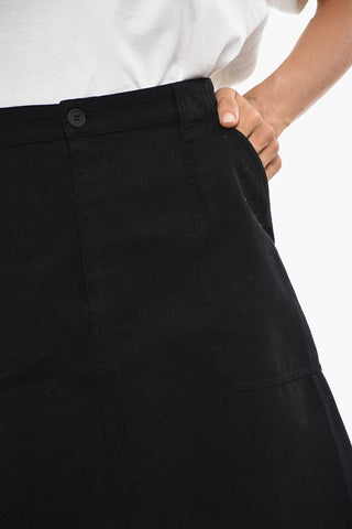 Minigonna in Denim a Lavaggio Scuro