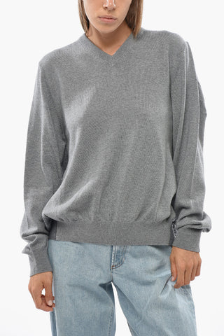 Mohair V-Neck Sweater