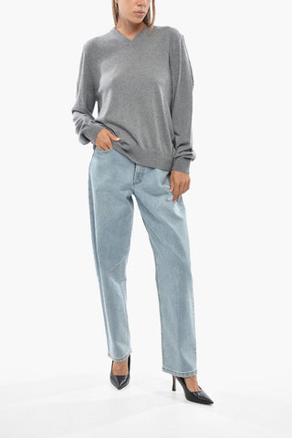 Mohair V-Neck Sweater