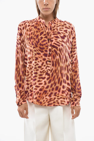Silk Blouse MARTINI With Animalier Print