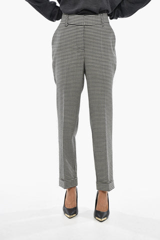 Two-Tone Checked Trousers LESTER