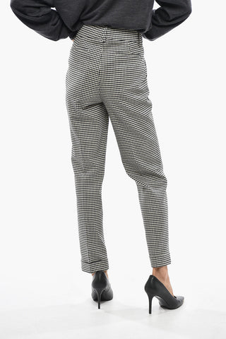 Two-Tone Checked Trousers LESTER