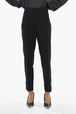 Stretch Virgin Wool Straight-Fit Trousers