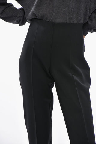 Stretch Virgin Wool Straight-Fit Trousers