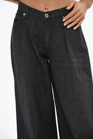 Straight-Leg Jeans Dark Wash 32cm