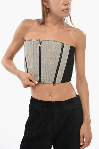 Linen Bustier Top