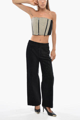 Linen Bustier Top