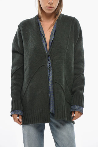 Cardigan in Lana Vergine e Cashmere 