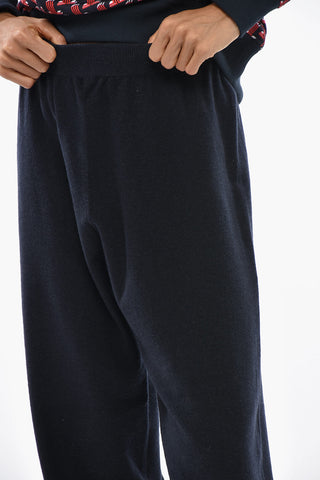 Cashmere Trousers With Elastic Waist