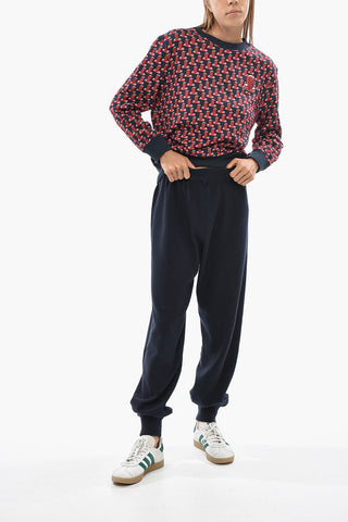 Cashmere Trousers With Elastic Waist