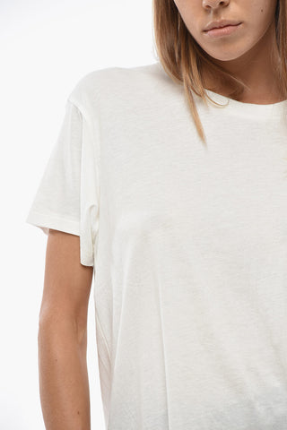 Solid-Color Cotton Crewneck T-Shirt