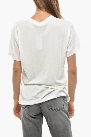 Solid-Color Cotton Crewneck T-Shirt