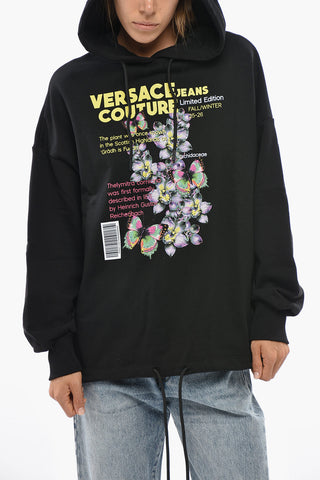 JEANS COUTURE Printed Cotton Hoodie