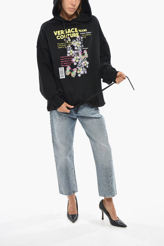 JEANS COUTURE Printed Cotton Hoodie