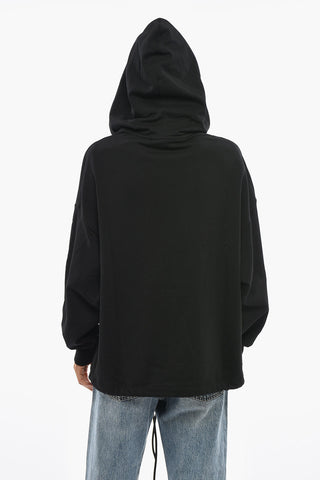 JEANS COUTURE Printed Cotton Hoodie