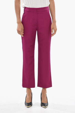 Wool-Blend Cropped Fit Pants CARLIE