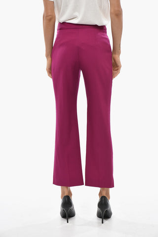 Wool-Blend Cropped Fit Pants CARLIE