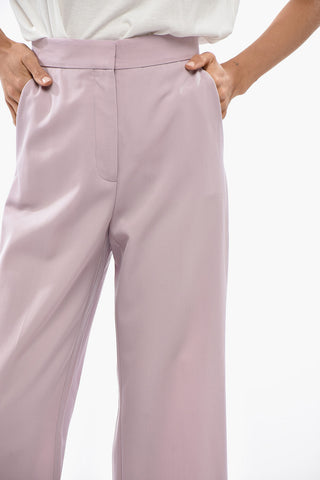 Pantaloni Crop in ALIYA in Lana Stretch