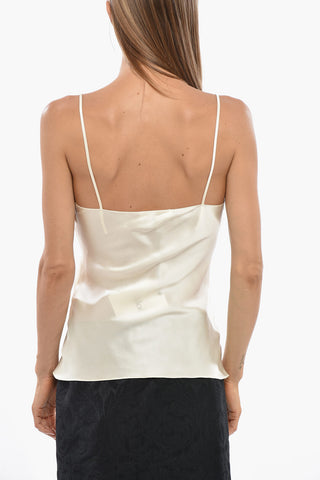 Satin Top with Lace Details