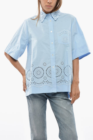 Camicia CAMELIA In Cotone Sangallo