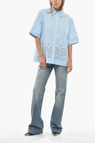 Camicia CAMELIA In Cotone Sangallo