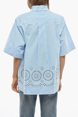 Camicia CAMELIA In Cotone Sangallo