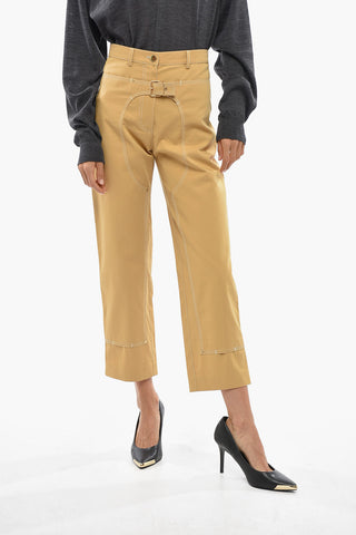 Cotton Pants WORKWEAR with Exposed Seams