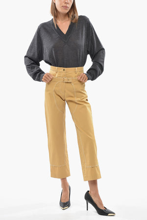 Cotton Pants WORKWEAR with Exposed Seams