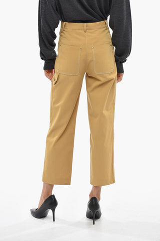 Cotton Pants WORKWEAR with Exposed Seams