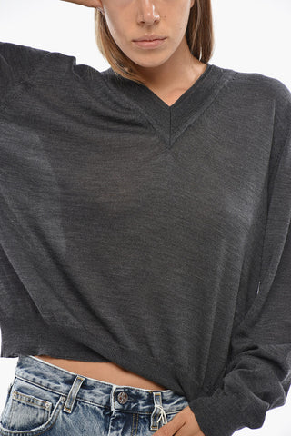V-Neck Virgin Wool Sweater