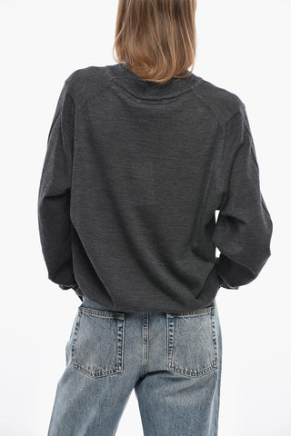 V-Neck Virgin Wool Sweater