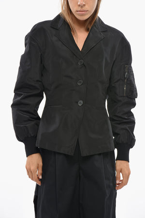 Silk Jacket With Internal Bustier
