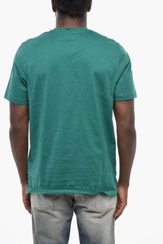 T-shirt Girocollo T-JUST-K45 in Cotone con Stampa in Rilievo