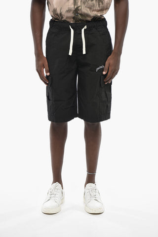 Cargo‑Shorts aus Baumwolle mit Stickerei