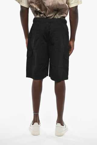 Cargo‑Shorts aus Baumwolle mit Stickerei