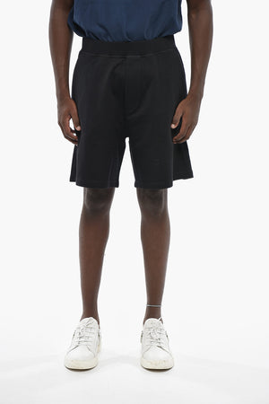 Shorts In Felpa a Tinta Unita