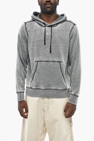 Cotton-Blend Hoodie S-GINN-HOOD-PAK with Contrast Stitching