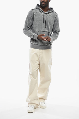 Cotton-Blend Hoodie S-GINN-HOOD-PAK with Contrast Stitching