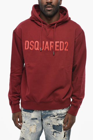 Brushed Cotton Hoodie COOL FIT with Printed Logo
