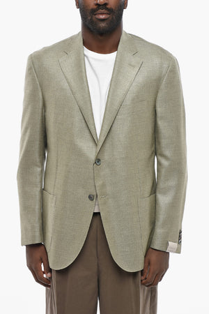 Silk-Blend Blazer LEADER SOFT with Patch Pockets