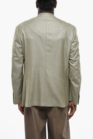Silk-Blend Blazer LEADER SOFT with Patch Pockets
