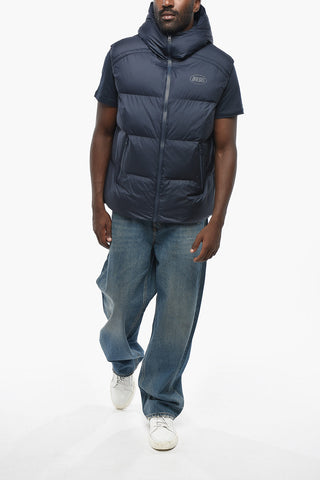 Sleeveless Padded Jacket NEW-STEP-OUT-SL With Logo Print