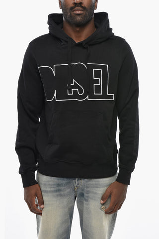 Cotton Hoodie S-GINN With Contrast Logo