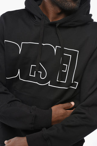 Cotton Hoodie S-GINN With Contrast Logo