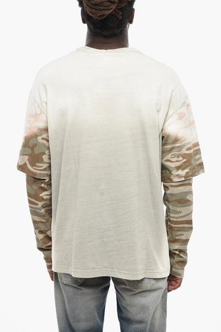T-shirt Girocollo T-WESHER-Q2 in Cotone Stampata 