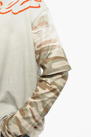 T-shirt Girocollo T-WESHER-Q2 in Cotone Stampata 
