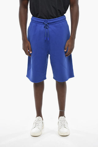 Shorts in Cotone Garzato con Monogram