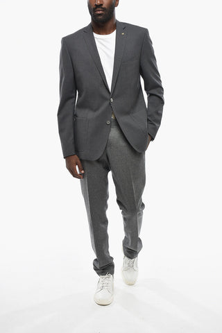 CC COLLECTION Wool Blazer RESET with Patch Pockets