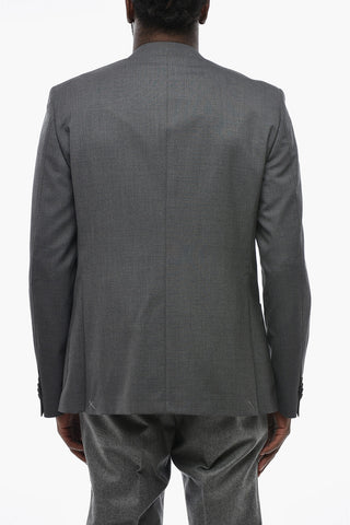 CC COLLECTION Wool Blazer RESET with Patch Pockets